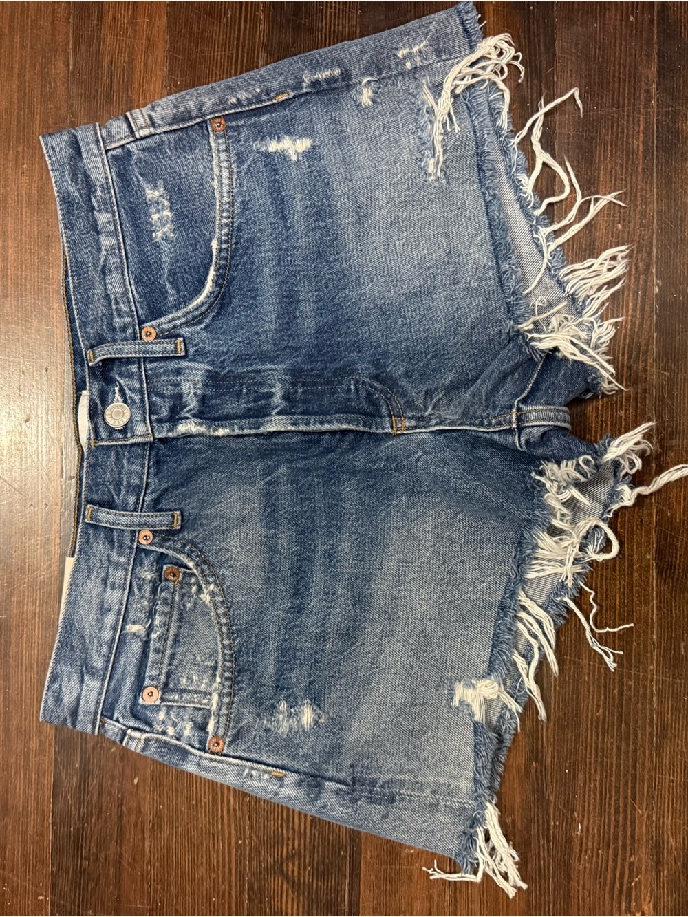 Agolde Parker Short Vintage Cut Off denim shorts - color: Dark Swapmeet size: 27